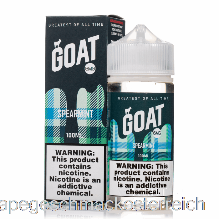 Spearmint – Ziegen-E-Liquid – 100 Ml, 6 Mg Vape-Geschmack
